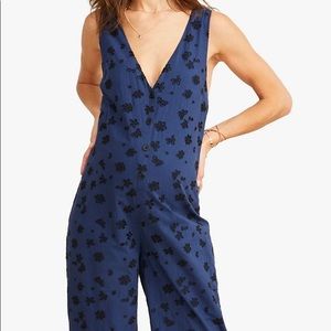HATCH Maternity Eyelet Lace Cassie Button Jumpsuit